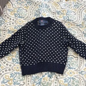 Vineyard Vines Dark Blue and White Knit Sweater